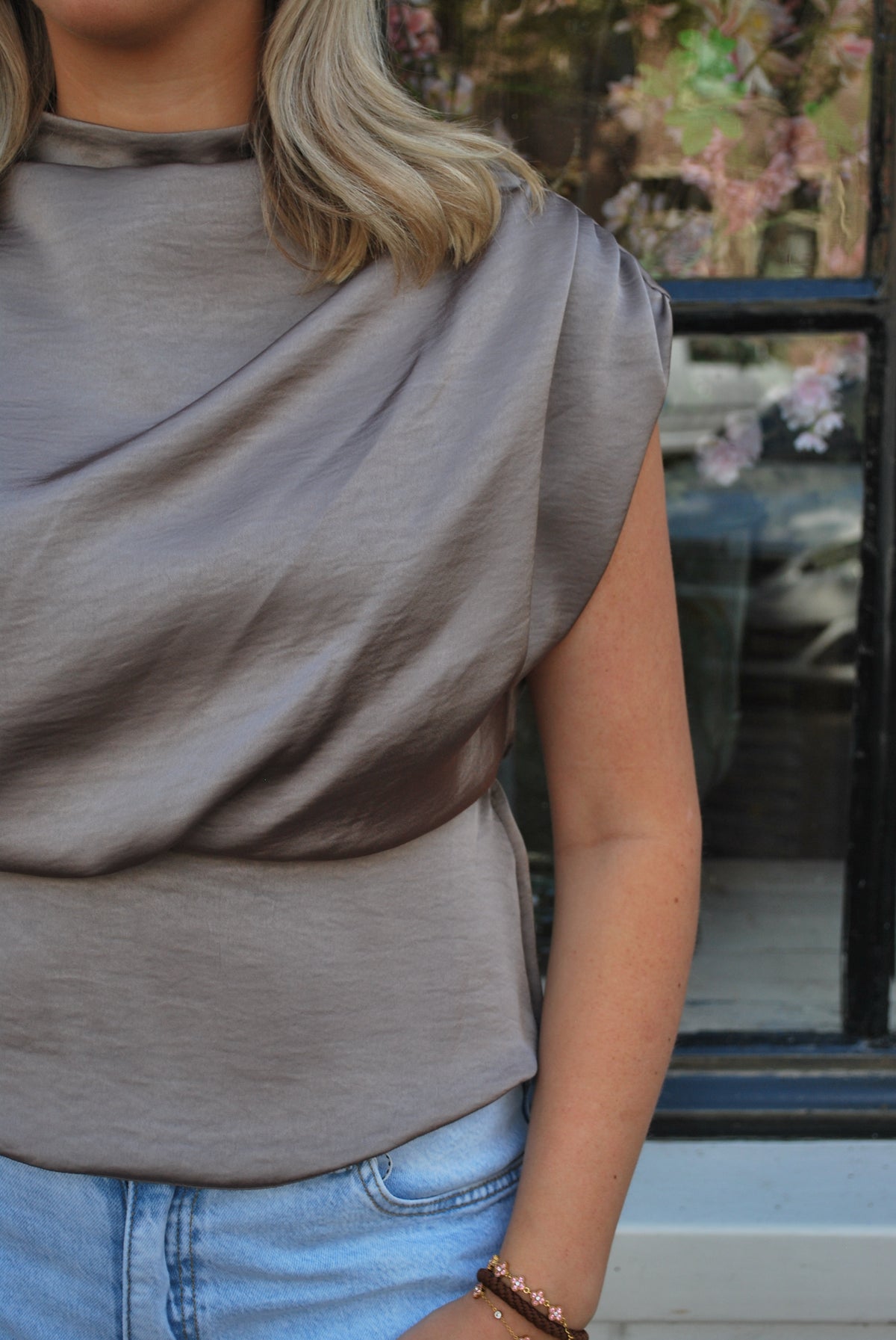 Marit Top Ambika - Taupe