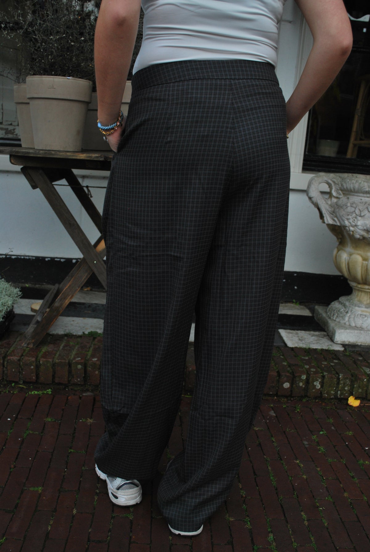 Kickel pantalon Ambika – geruit