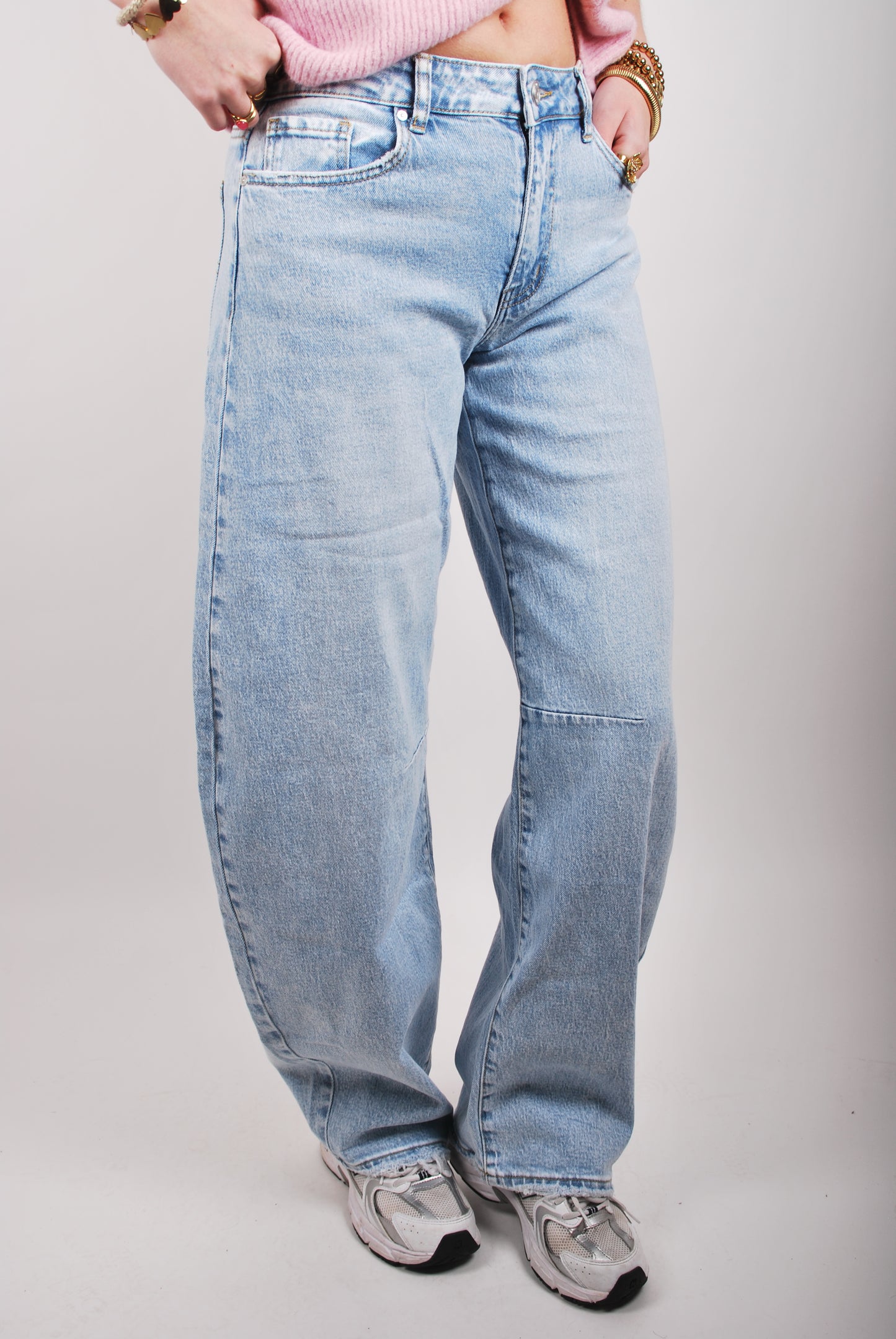 Abby Balloon Jeans - Blauw