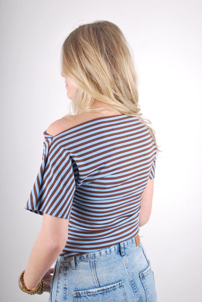 Plien Top - Blauw