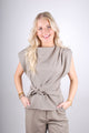 Ambika Britt Top - Taupe