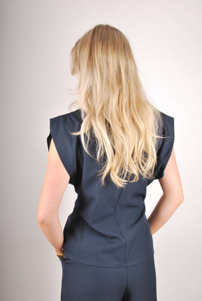 Ambika Britt Top - Navy