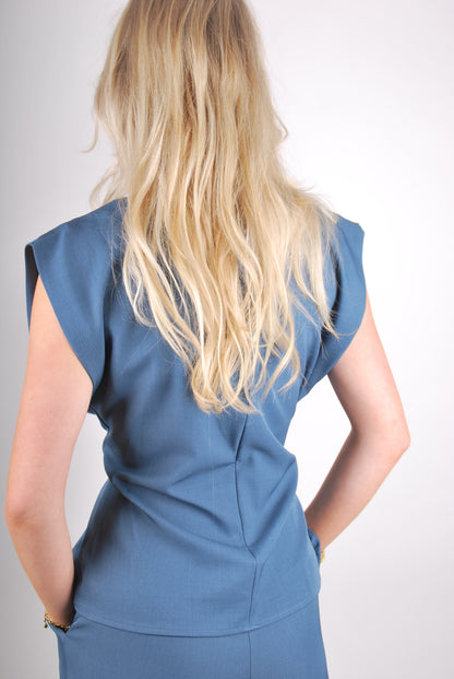 Ambika Britt Top - Jeans Blauw