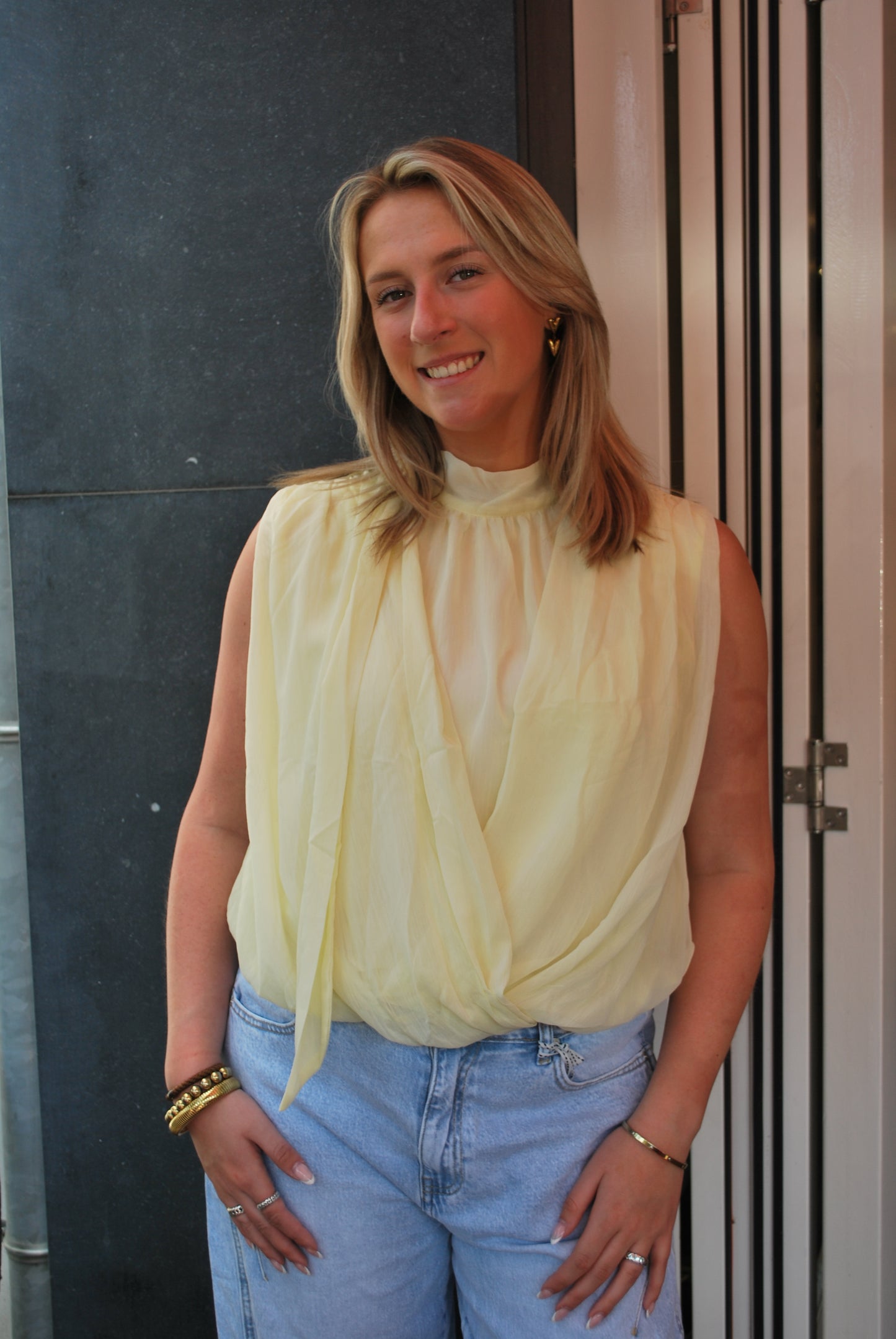 Marly Top - Geel