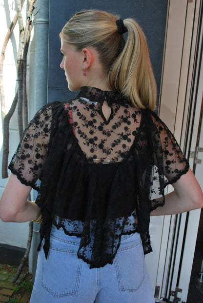 Loulou Top - Zwart