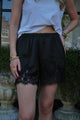 Lizzy Kanten Short - Zwart