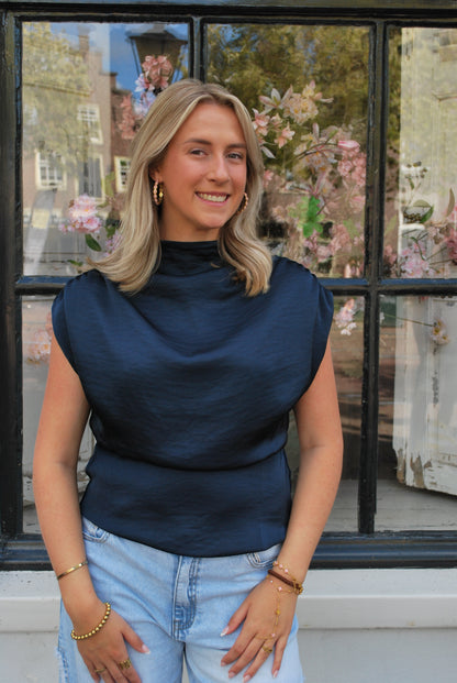 Marit Top Ambika - Blauw