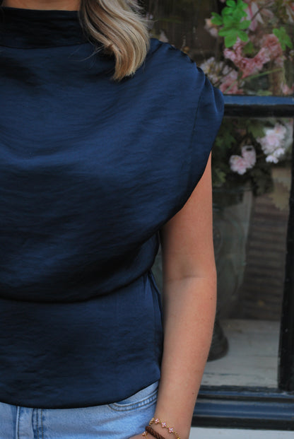 Marit Top Ambika - Blauw