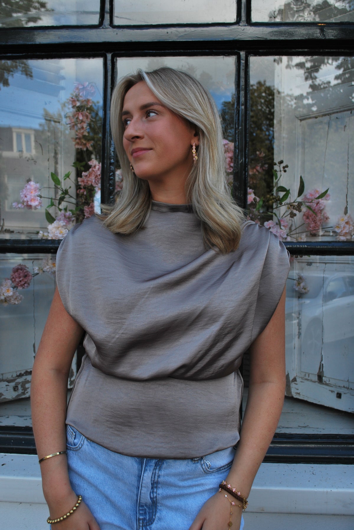 Marit Top Ambika - Taupe