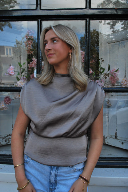 Marit Top Ambika - Taupe