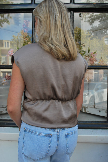 Marit Top Ambika - Taupe