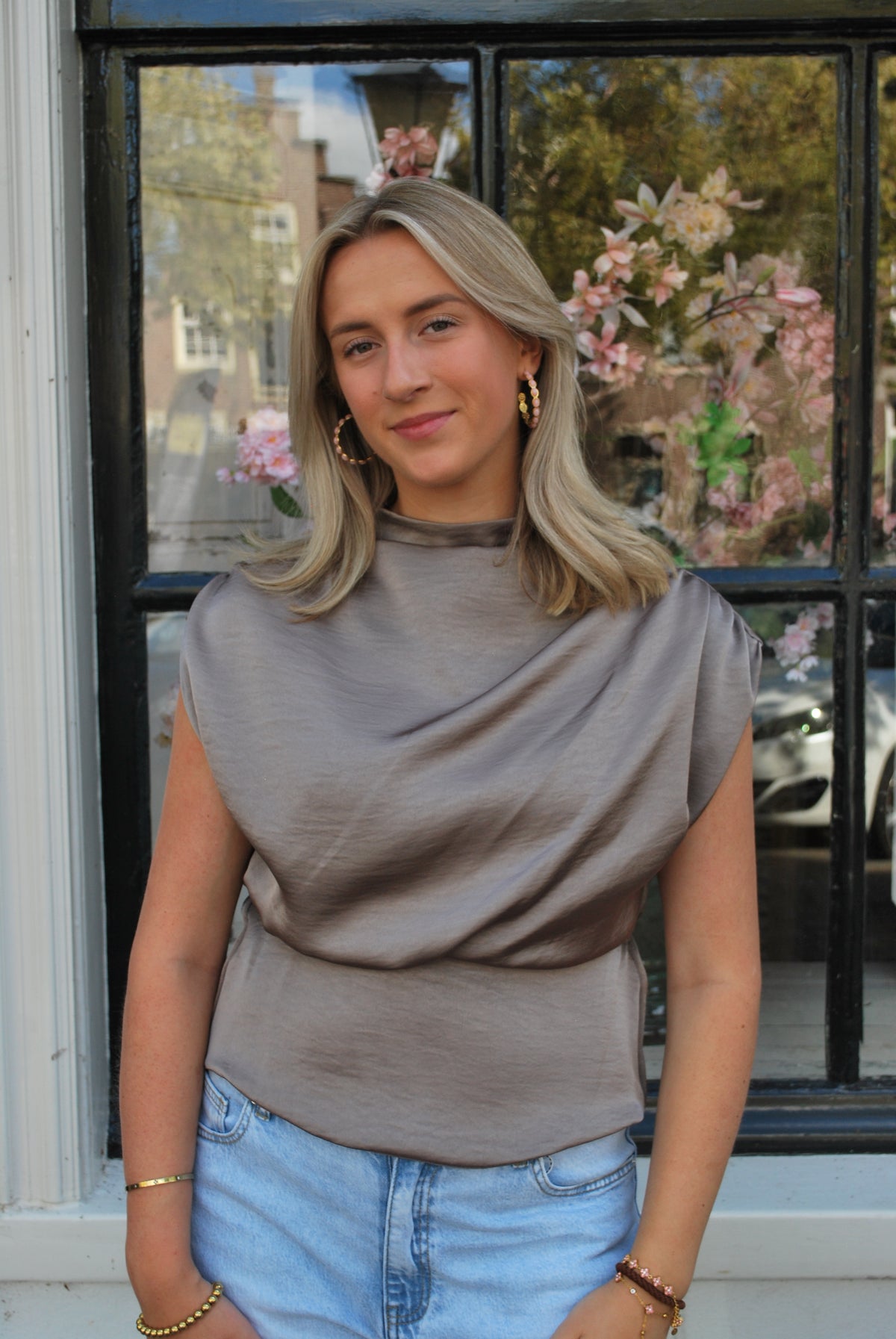 Marit Top Ambika - Taupe
