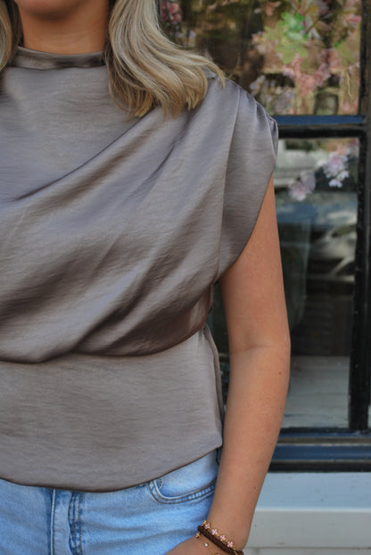 Marit Top Ambika - Taupe