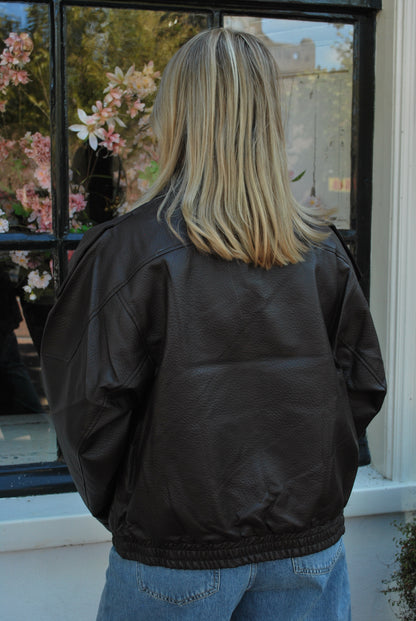 Luen Leren jas - Bruin