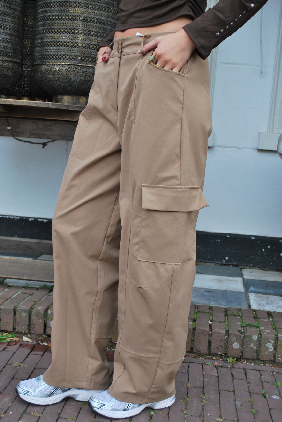 Joy Cargo Broek - Beige