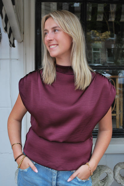 Marit Top Ambika - Bordeaux