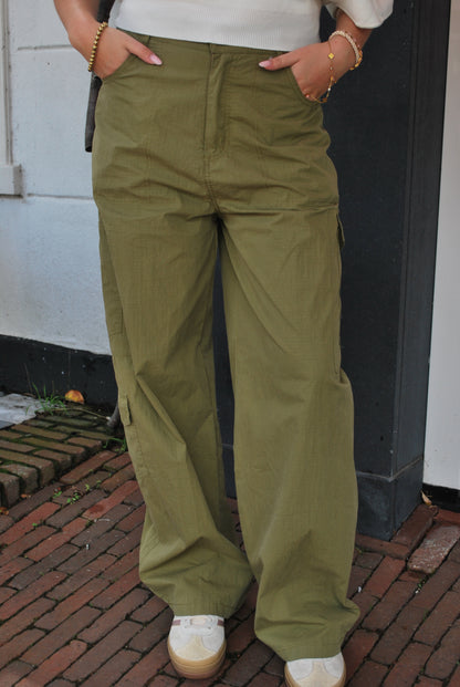 Cady Broek Ambika - Olijf Groen