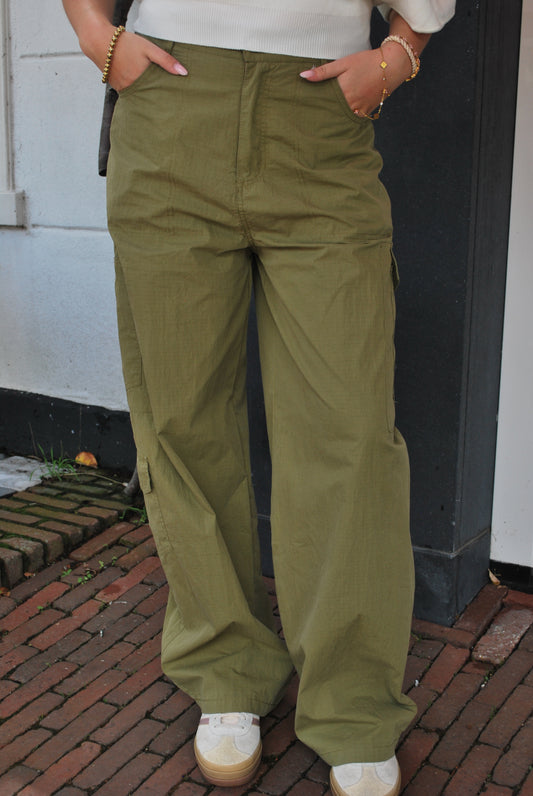 Cady Broek Ambika - Olijf Groen
