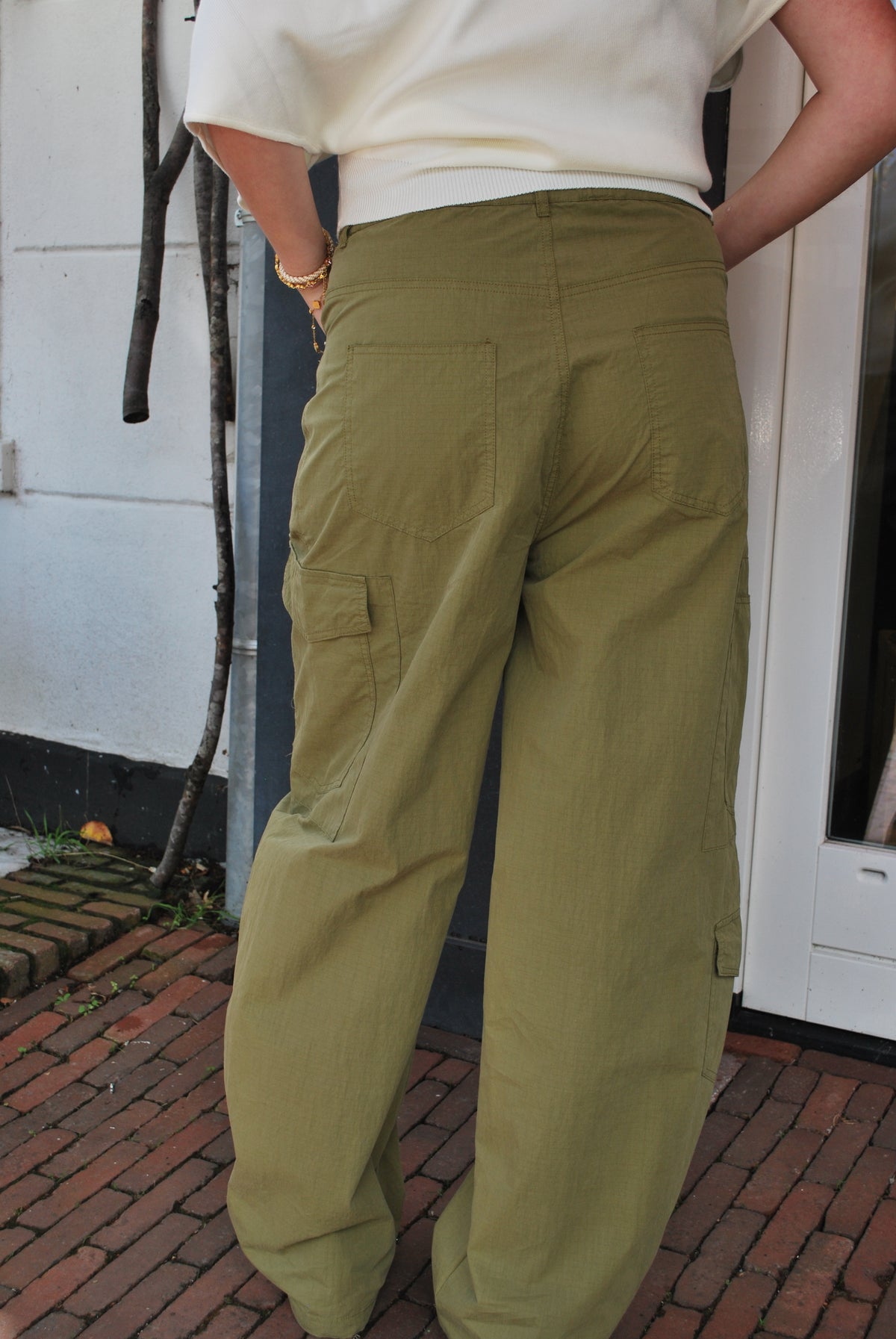 Cady Broek Ambika - Olijf Groen