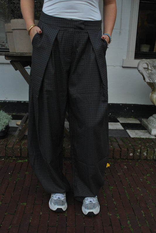 Kickel pantalon Ambika – geruit