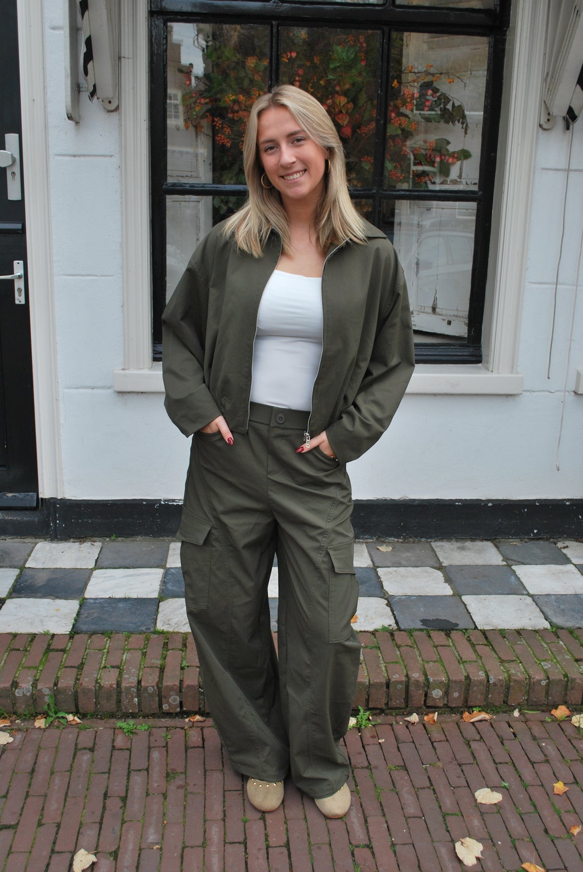 Amelia Ambika Jas - Groen