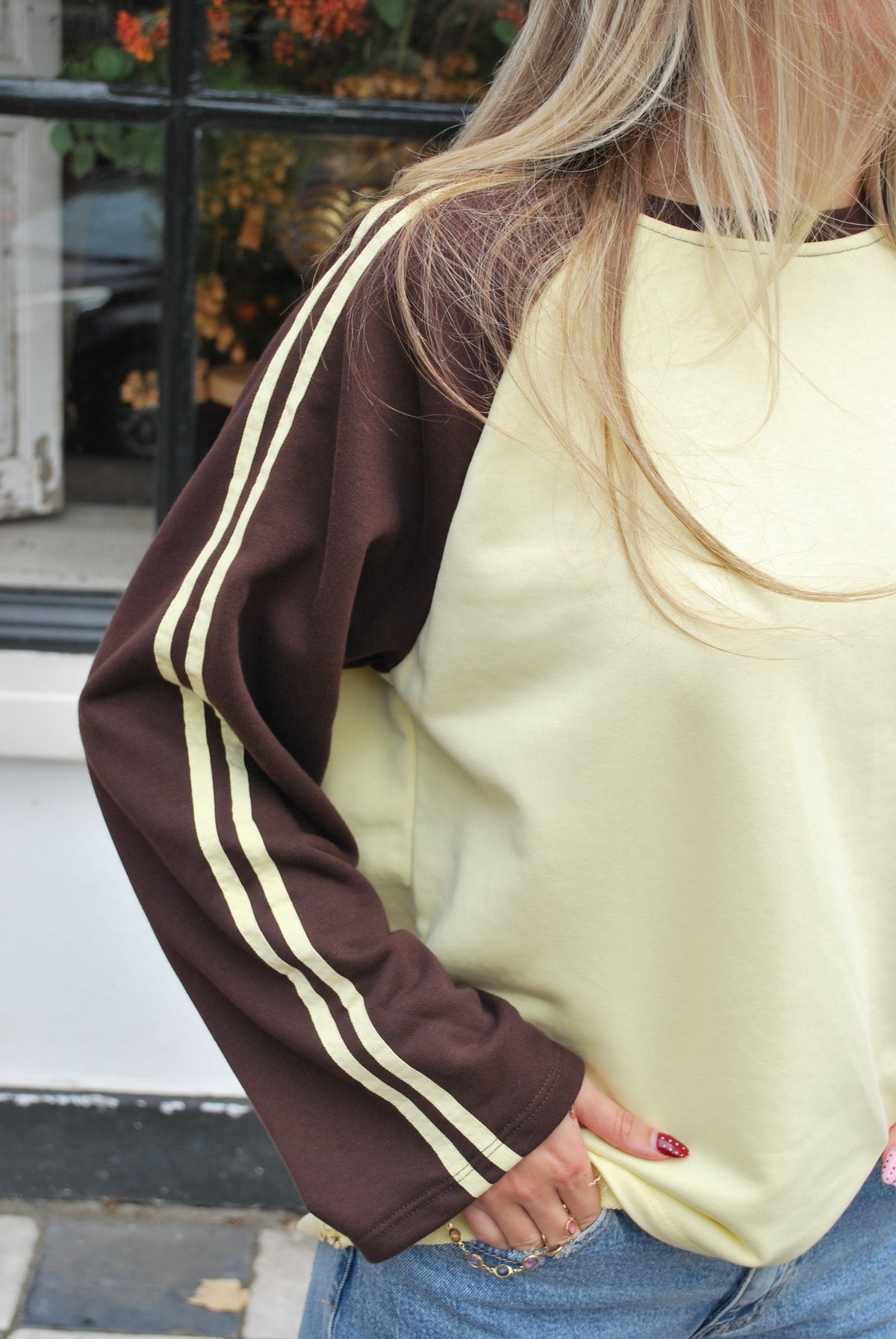 Emma Ambika Longsleeve - Bruin/Geel