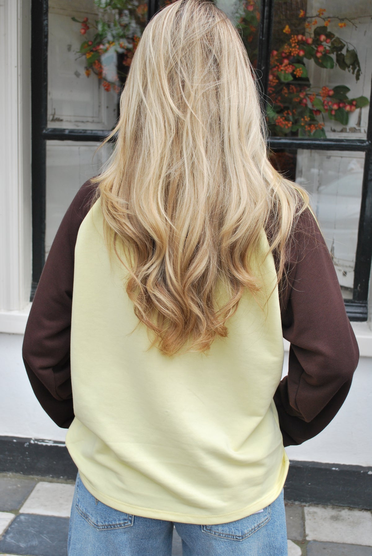 Emma Ambika Longsleeve - Bruin/Geel