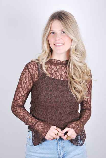Fara Top - Bruin