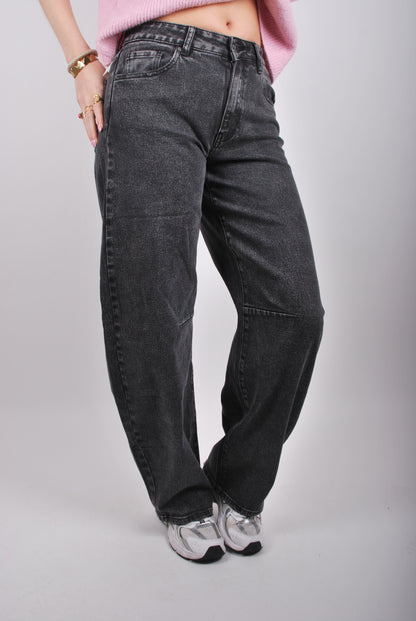 Abby Balloon Jeans - Zwart
