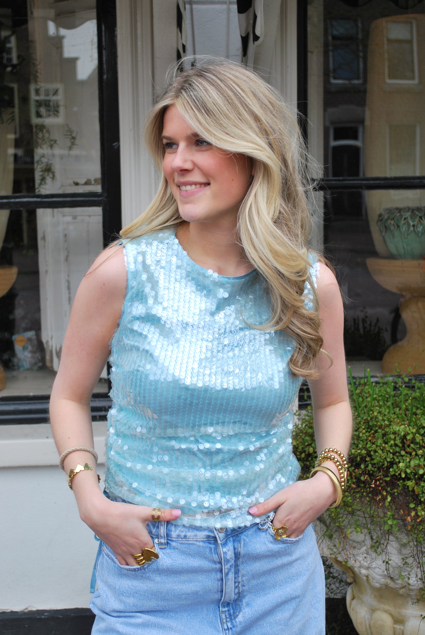 Liv Top - Blauw