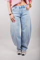 Abby Balloon Jeans - Blauw