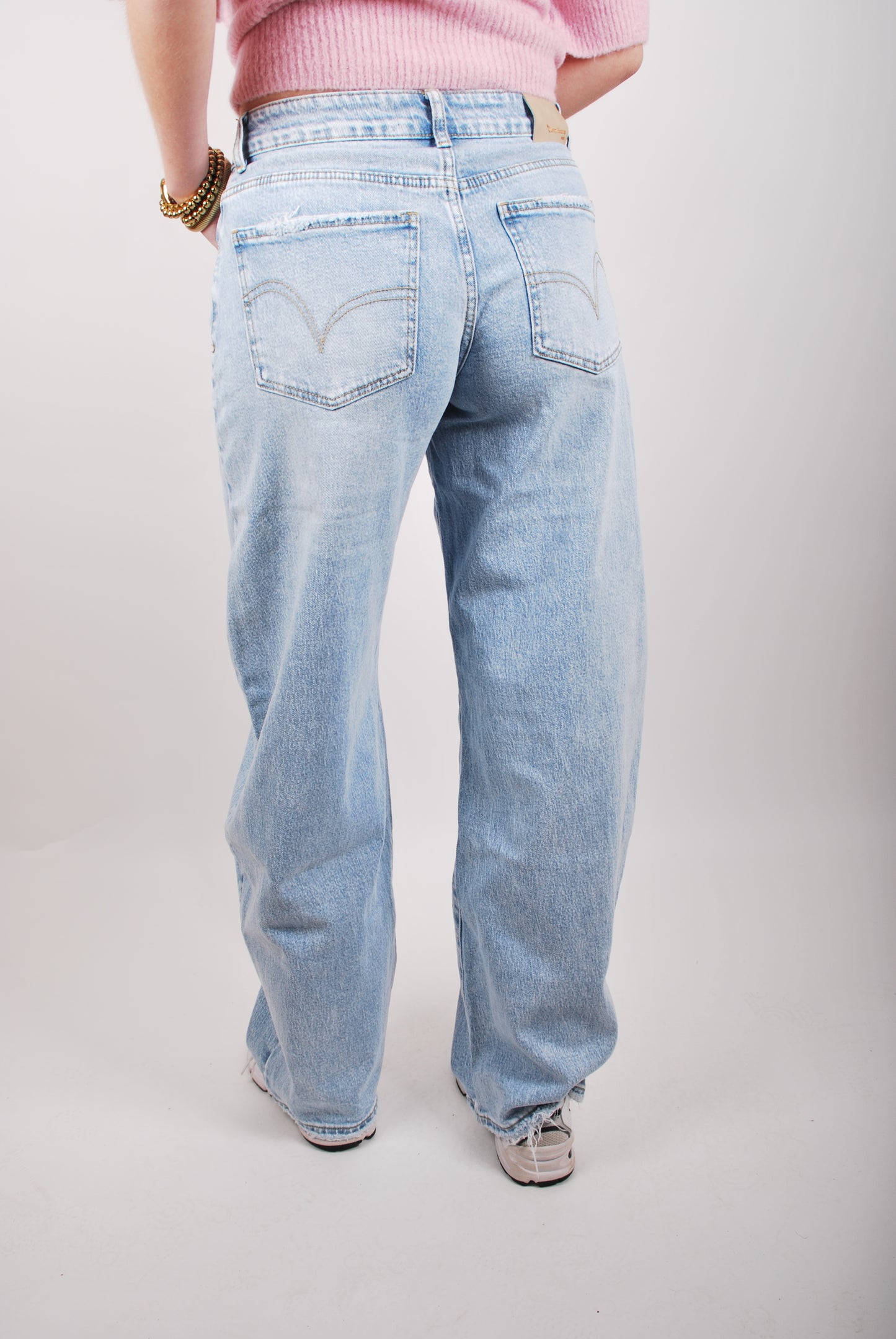 Abby Balloon Jeans - Blauw