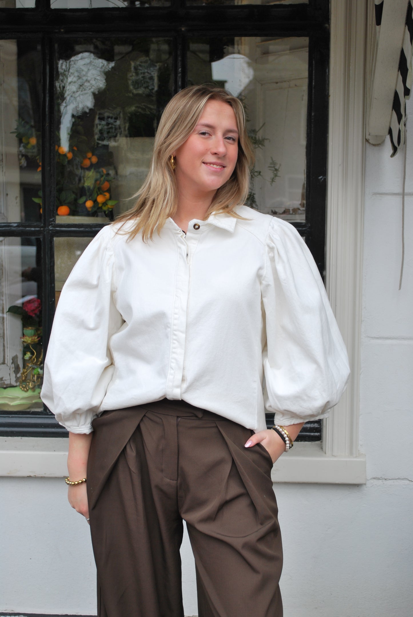 Vera Spijkerblouse