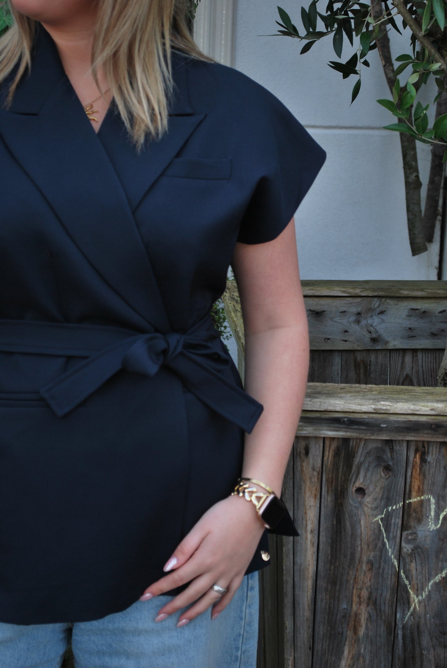 Ambika Mirte Gilet - Navy