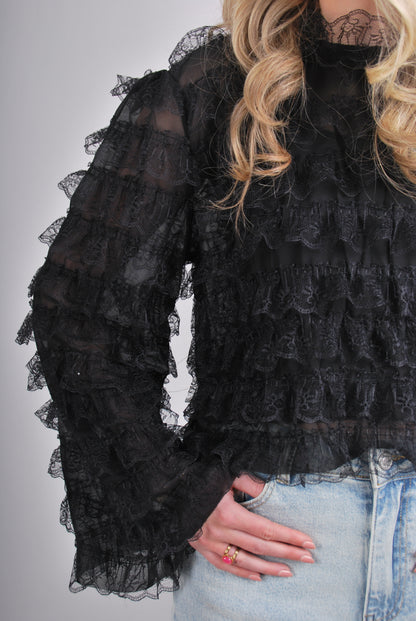 Tess Top - Zwart