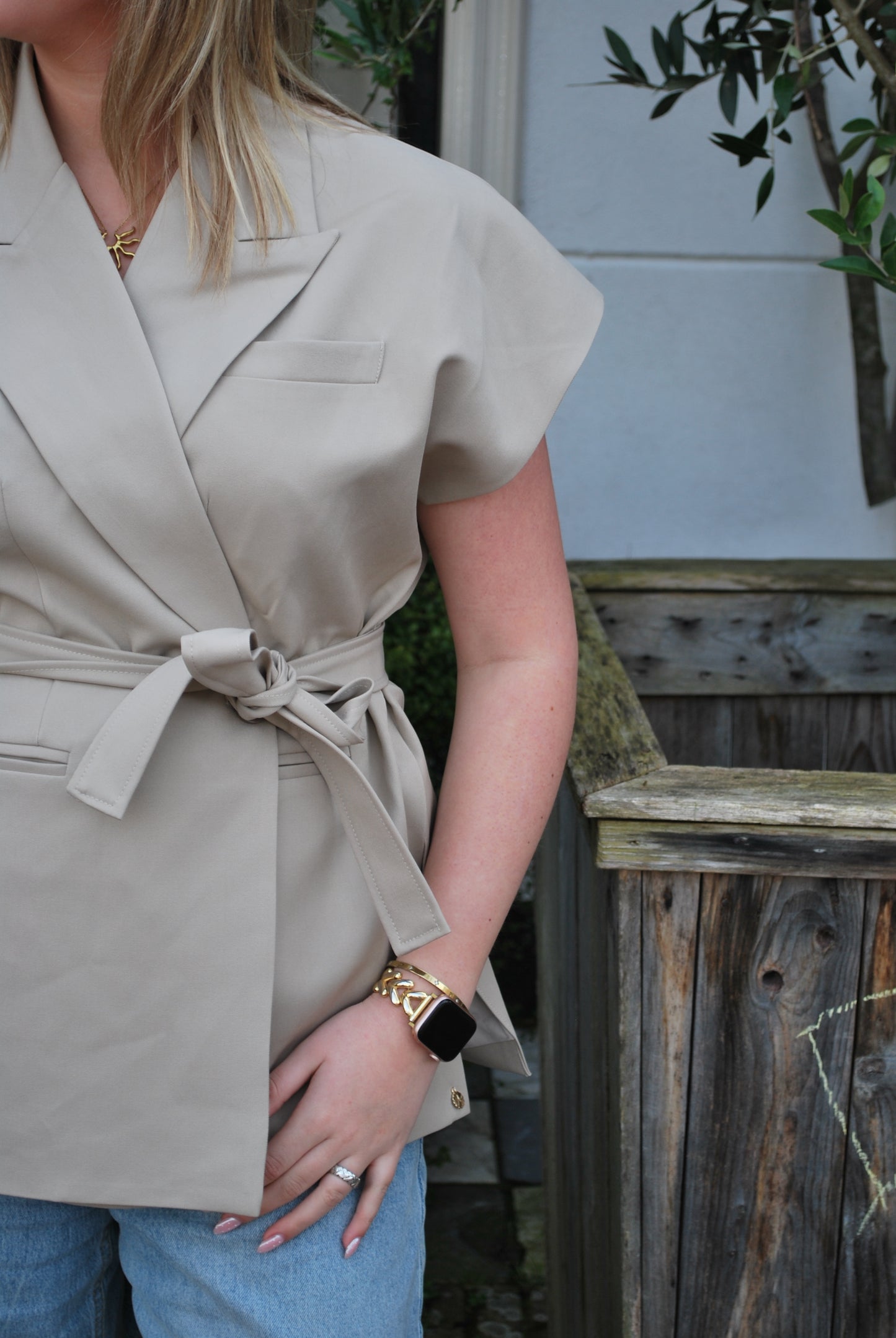 Ambika Mirte Gilet - Beige