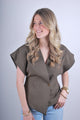 Leah top - Groen