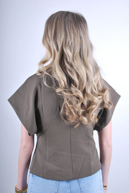 Leah top - Groen
