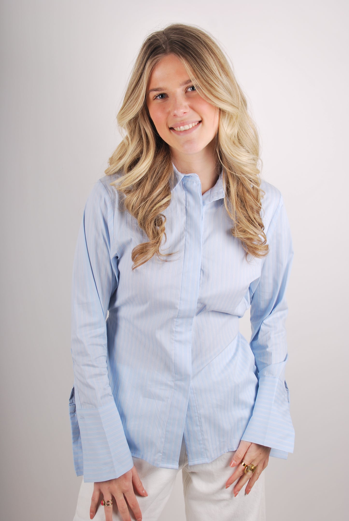 Faye Blouse - Blauw