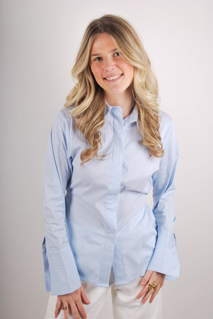 Faye Blouse - Blauw