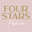 Four stars fashion logo