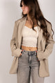 Pom Blazer - Beige