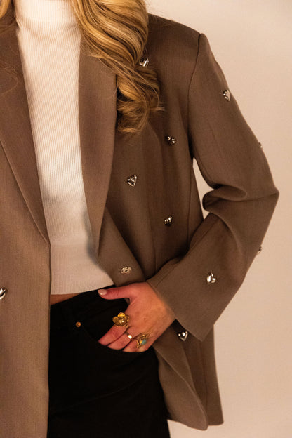 Hannah Taupe Blazer