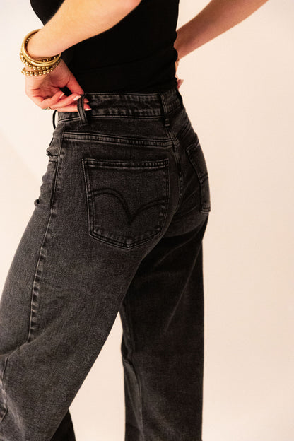 Bella Balloon Jeans - Zwart