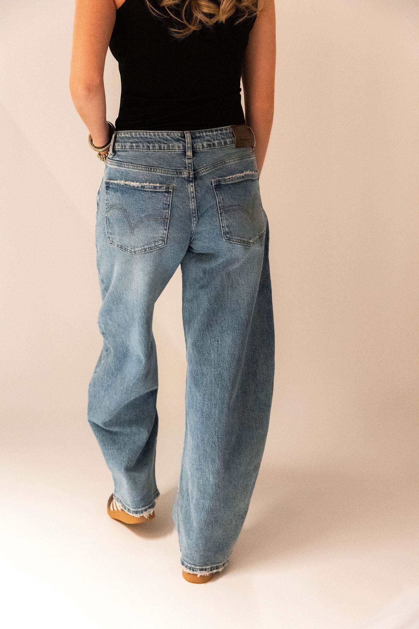 Bella Balloon Jeans - Blauw